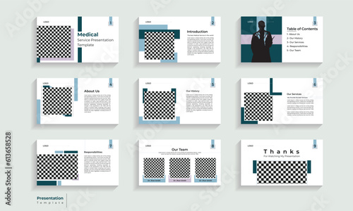 PowerPoint Presentation Template, Medical Service Presentation Slides, 
Modern Keynote Presentation Slides for Medical Services.