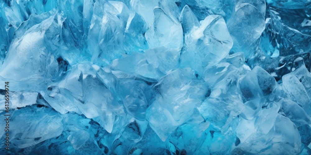 Abstract Glacial Blue ice, Nature-themed background pattern, in a horizontal format in JPG. Generative AI Abstract Glacial Blue ice, Nature-themed background pattern, in a horizontal format in JPG. Generative AI
