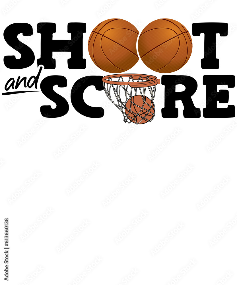 Shoot And Score Sports Player Athlete Basketball