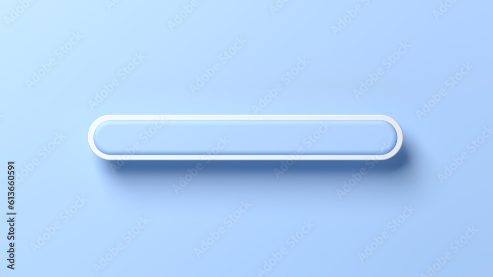 Progress bar on blue background. Loading. 100 percent. 3d illustration. Progress bar on blue background. Loading. 100 percent. 3d illustration.