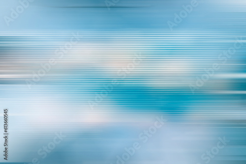 Blue abstract motion blurred background. Light pale blue surface