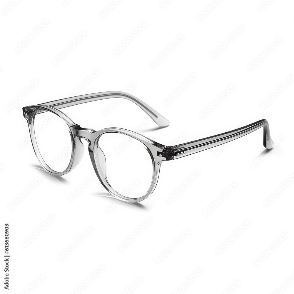 Trendy optical frame, Black eyeglass frame isolated on white background. Trendy optical frame, Black eyeglass frame isolated on white background.