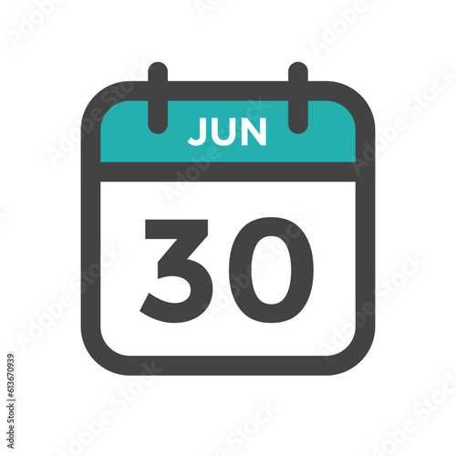 June 30 Calendar Day or Calender Date for Deadlines or Appointment