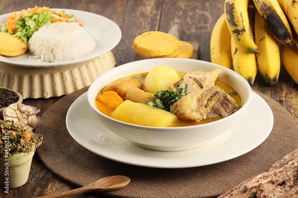 traditional lunch in colombia called sancocho traditional lunch in colombia called sancocho