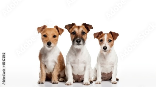 Fototapeta Naklejka Na Ścianę i Meble -  Jack Russell Terrier Furry Companions