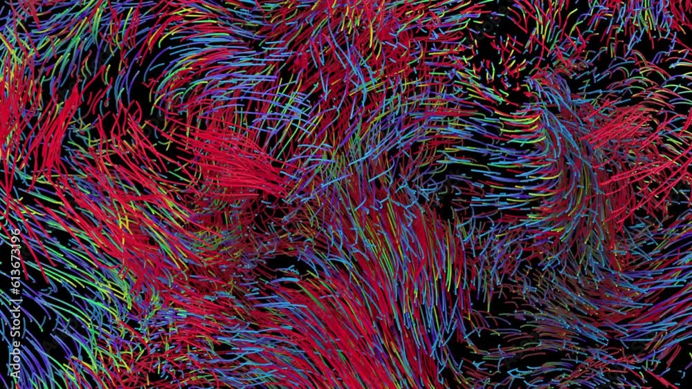 Particle FX1049: Curly swirly particle trails.