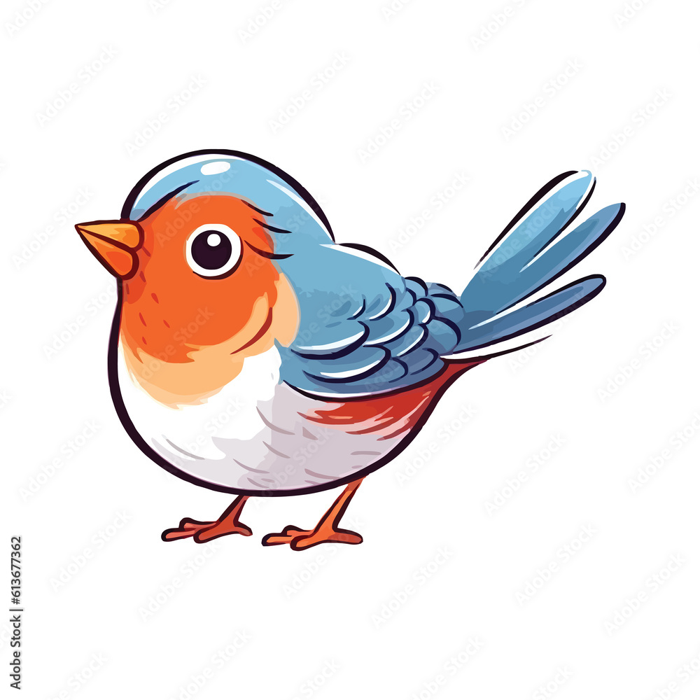 Joyful Bird: Animated 2D Illustration Joyful Bird: Animated 2D Illustration