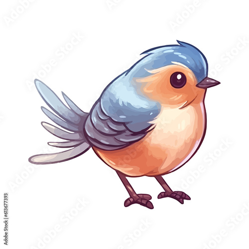 Joyful Bird  Animated 2D Illustration