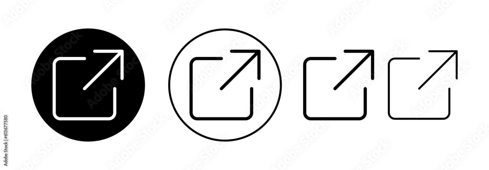 External link icon vector for web and mobile app. link sign and symbol. hyperlink symbol External link icon vector for web and mobile app. link sign and symbol. hyperlink symbol