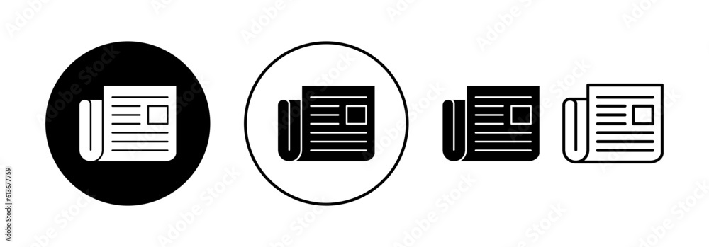 Newspaper icon vector for web and mobile app. news paper sign and symbolign Newspaper icon vector for web and mobile app. news paper sign and symbolign