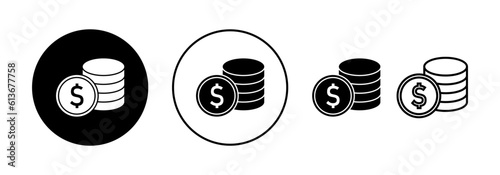 Money icon vector for web and mobile app. Money sign and symbol