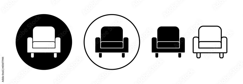 Sofa icon vector for web and mobile app. sofa sign and symbol. furniture icon Sofa icon vector for web and mobile app. sofa sign and symbol. furniture icon