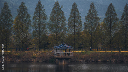 Pavilion on the lake