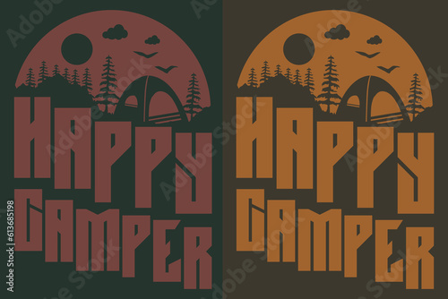 Happy Camper, Camping Shirt, Outdoor Shirt, Mountain Shirt, Camping Lover Shirt, Adventure Shirt, Travel Shirt, Camping Gift, Camper, Camper Gift, Camping Group, Nature Lover Shirt, Happy Camper Shirt