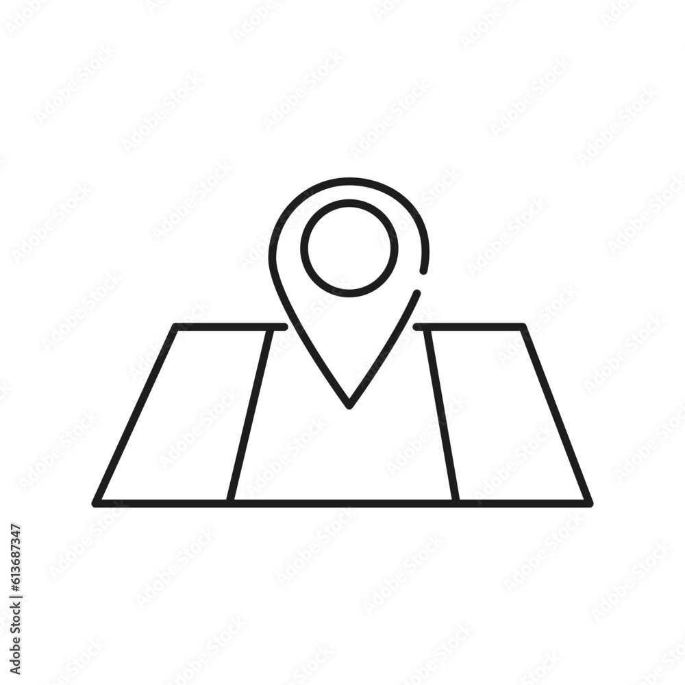 Pin on the map. Map icon. Vector illustration. stock image. Pin on the map. Map icon. Vector illustration. stock image.