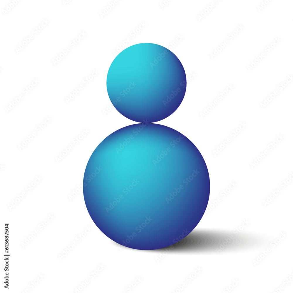 Blue glossy ball. Vector illustration. stock image. Blue glossy ball. Vector illustration. stock image.