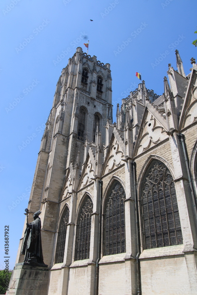 Fototapeta premium Notre dame du sablon, Brussels