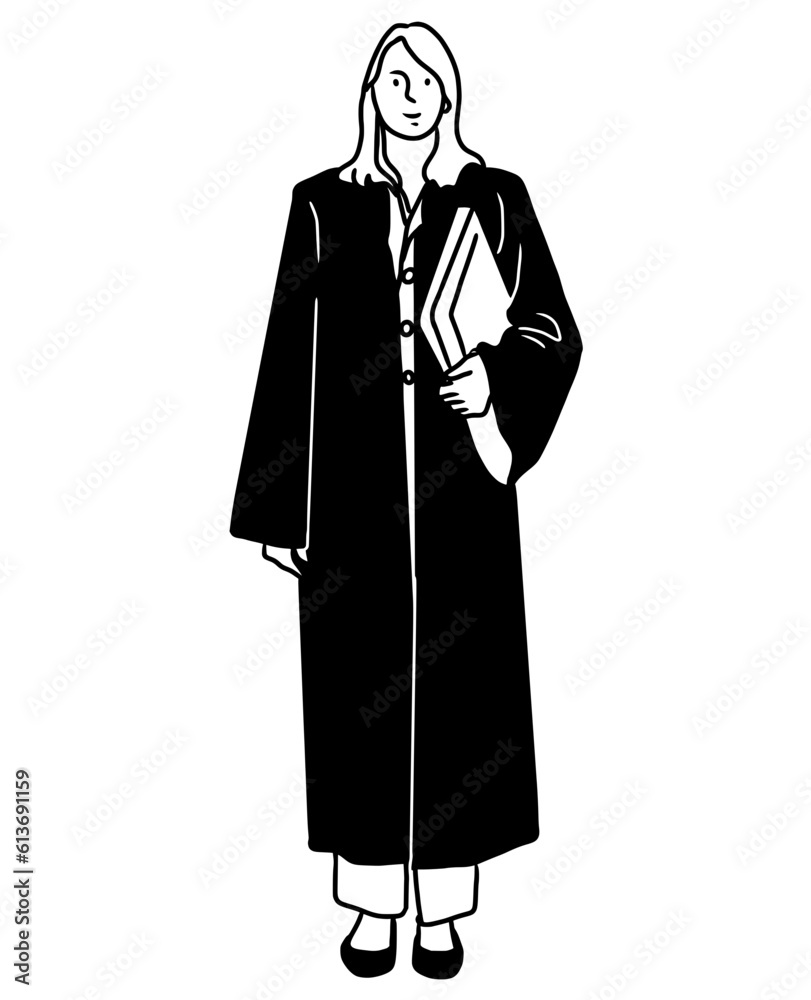 lawyer In Court. Lawyer's Design Illustration. lawyer In Court. Lawyer's Design Illustration.