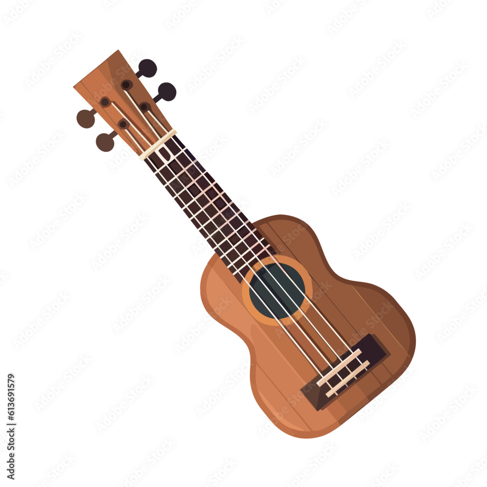 Obraz premium Acoustic guitar, wood material
