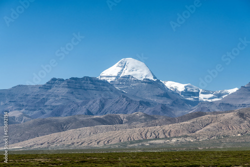 Mount Kinabalu Kailash in Ngari prefecture Tibet Autonomous Region, China. photo