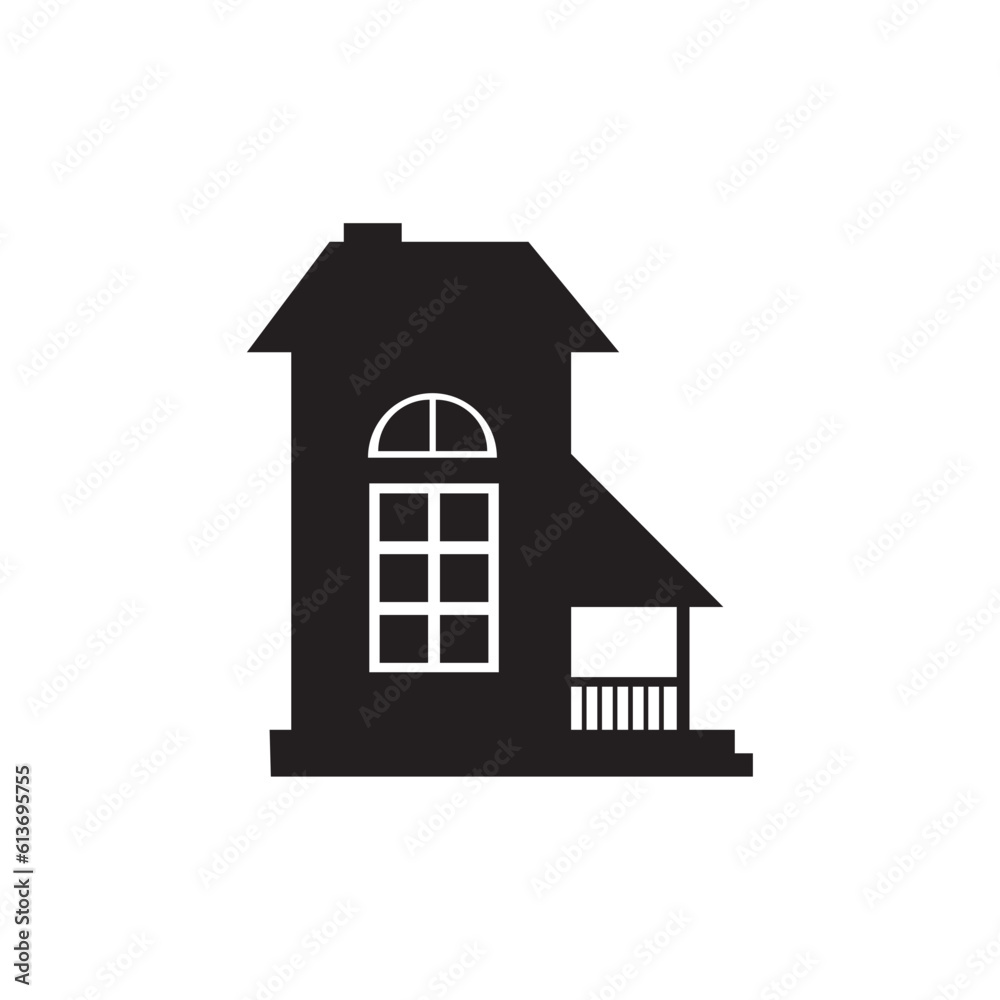 home icon house, Buildings icon for app web logo banner poster icon - SVG File