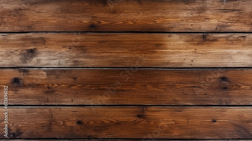 Wooden plank seamless table background with brown varnish