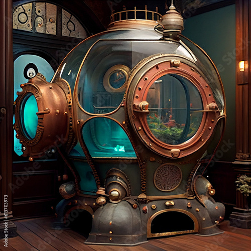 Brass and Bubbles: The Steampunk Aquarium photo