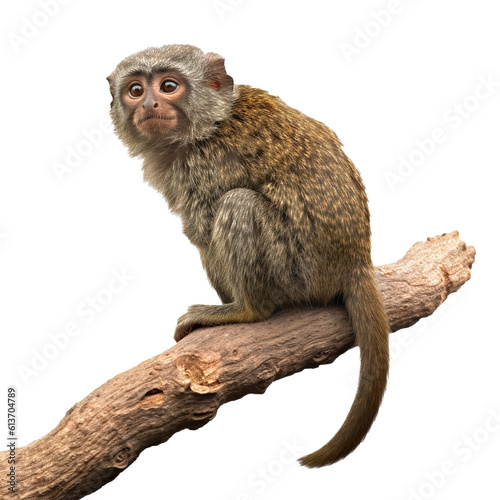 The pygmy marmoset isolated photo