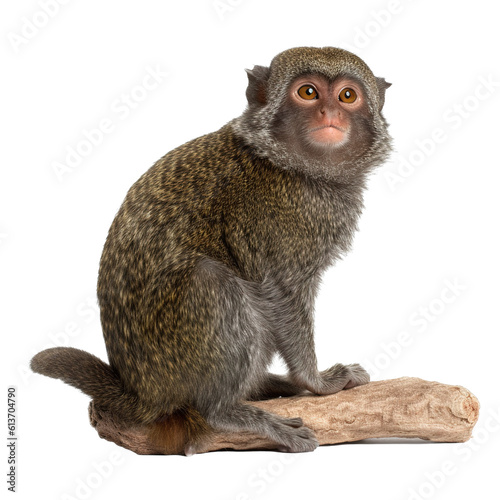 The pygmy marmoset isolated © Tony A