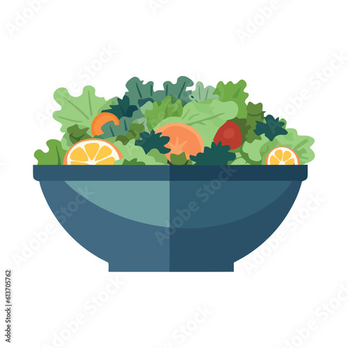 Fresh salad, healthy lunch for vegetarians