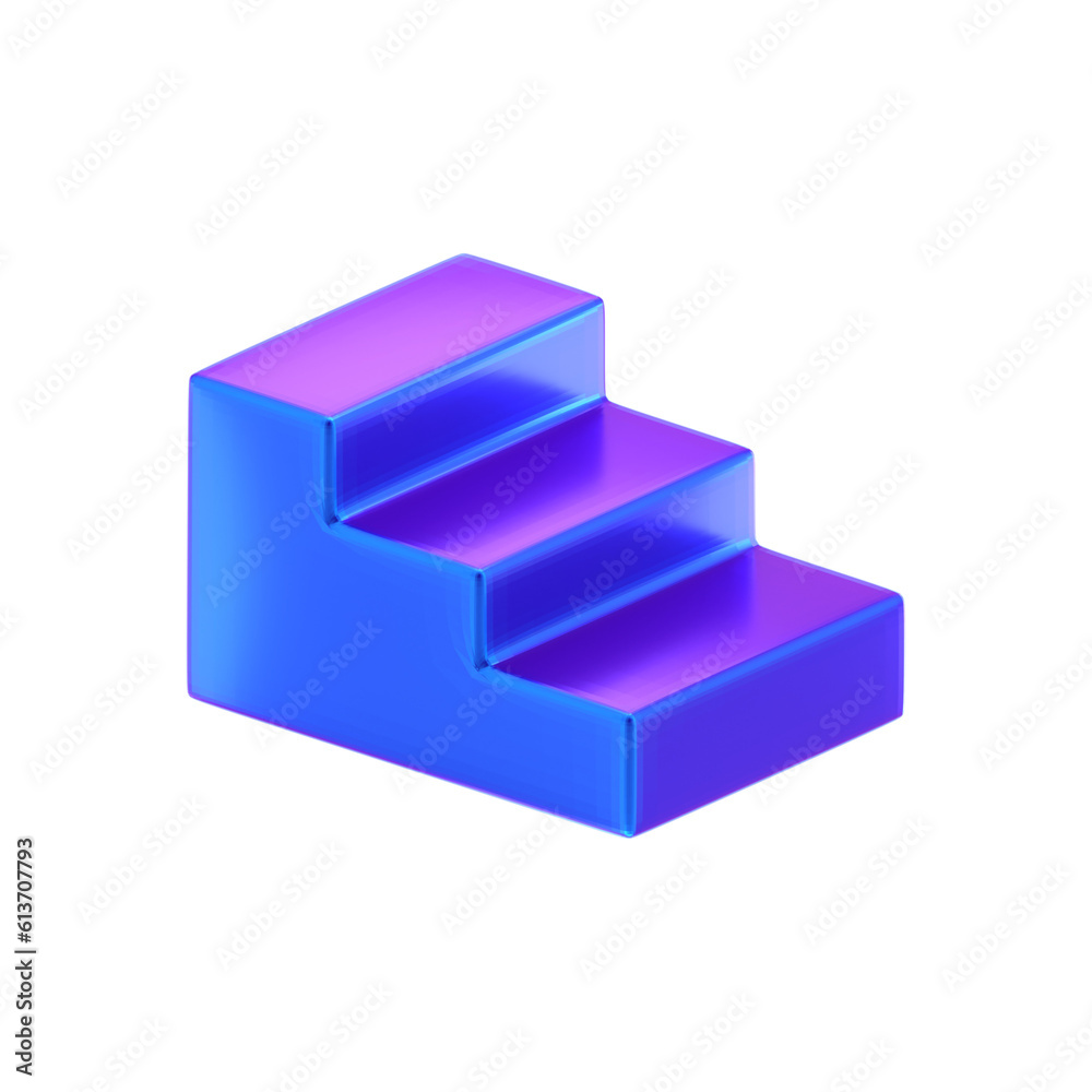 3D ABSTRACT PURPLE METAL OBJECT RENDER 3D ABSTRACT PURPLE METAL OBJECT RENDER