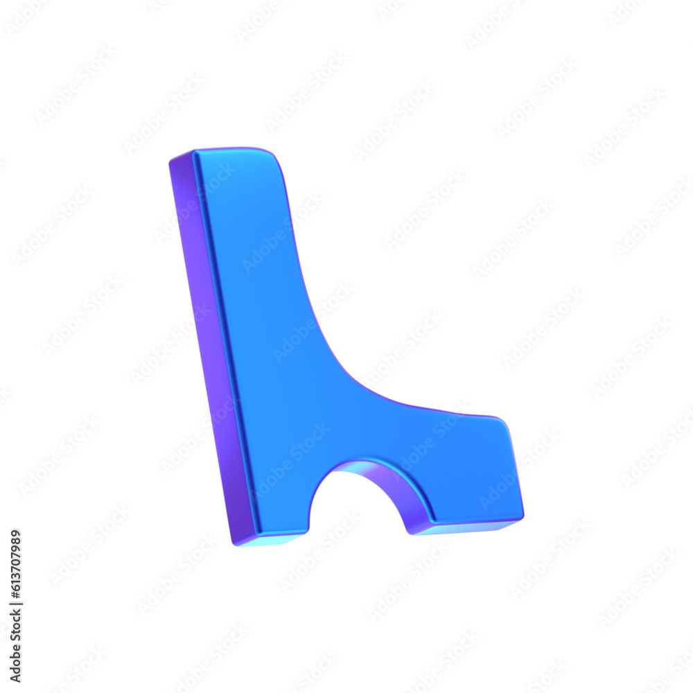 3D ABSTRACT PURPLE METAL OBJECT RENDER 3D ABSTRACT PURPLE METAL OBJECT RENDER