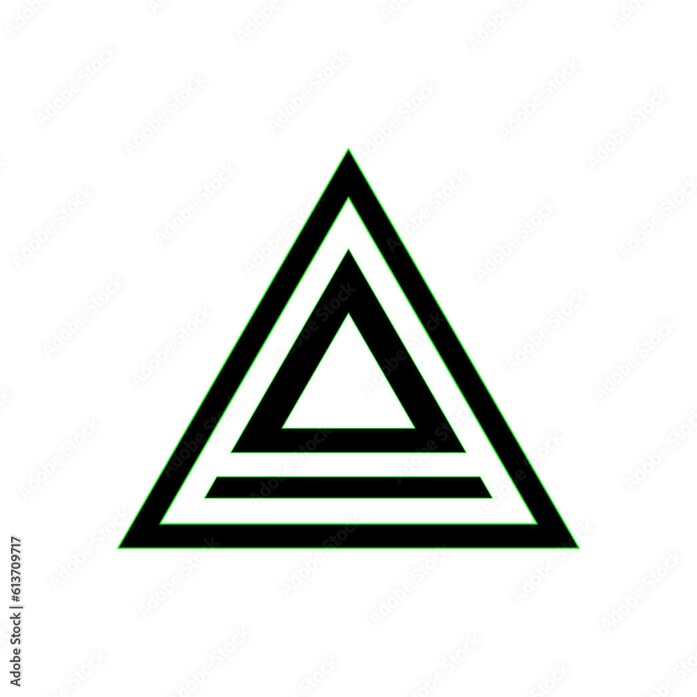 simple pyramid business company logo vector illustration template design simple pyramid business company logo vector illustration template design