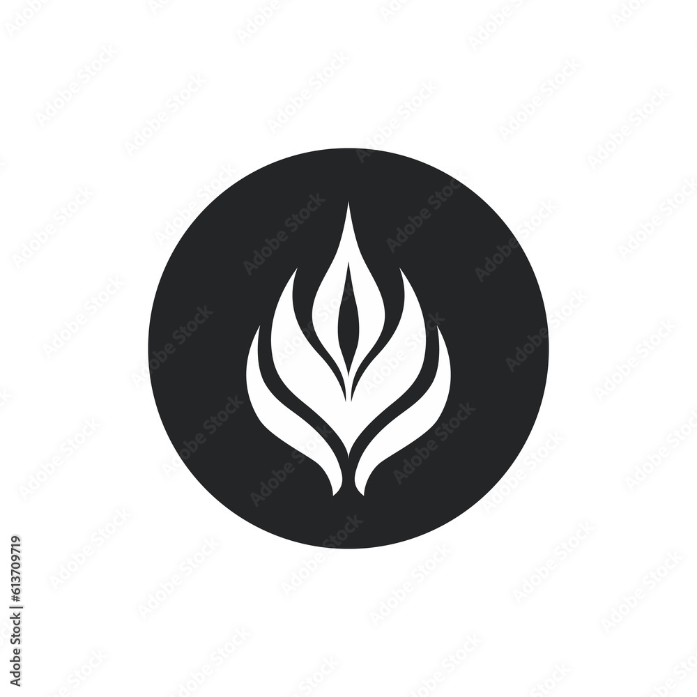simple growing flower wisdom business company logo vector illustration template design simple growing flower wisdom business company logo vector illustration template design