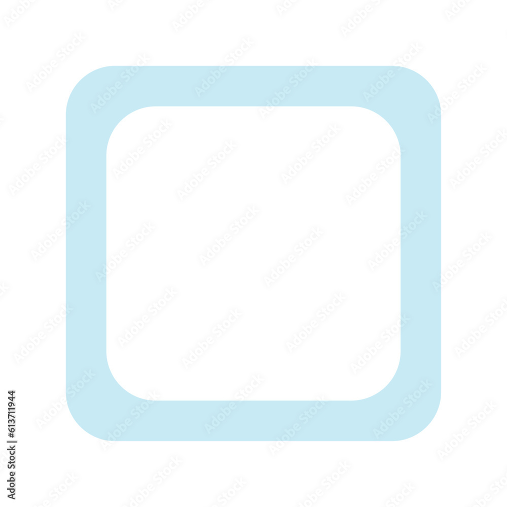 blank white square button blank white square button