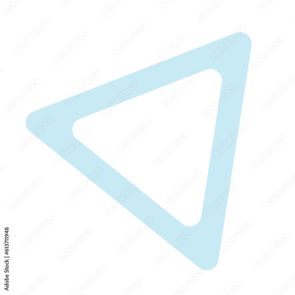 triangle isolated on white triangle isolated on white