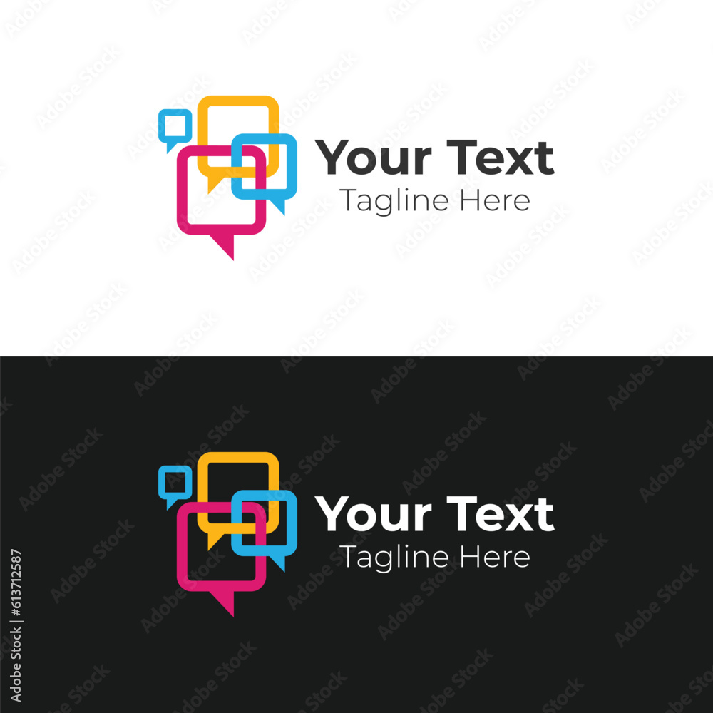 Fototapeta premium consulting logo icon vector isolated