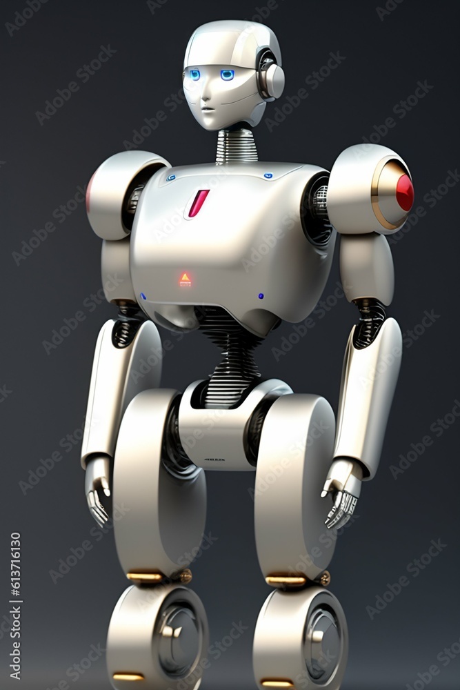 robot isolated on white robot isolated on white