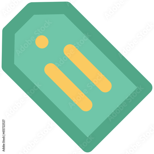 Easy to use flat icon of sale tag 