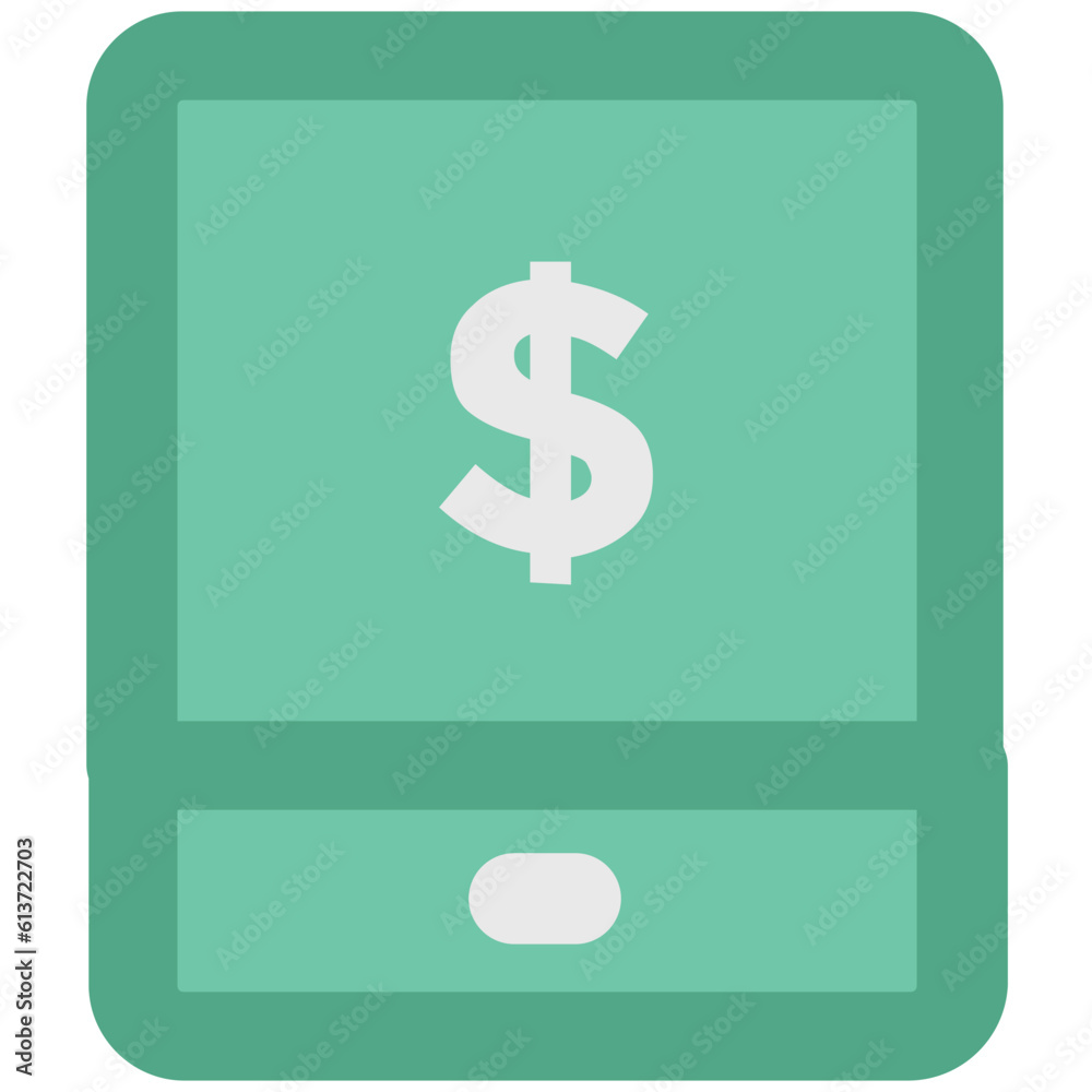 Flat rounded icon of graph Flat rounded icon of graph