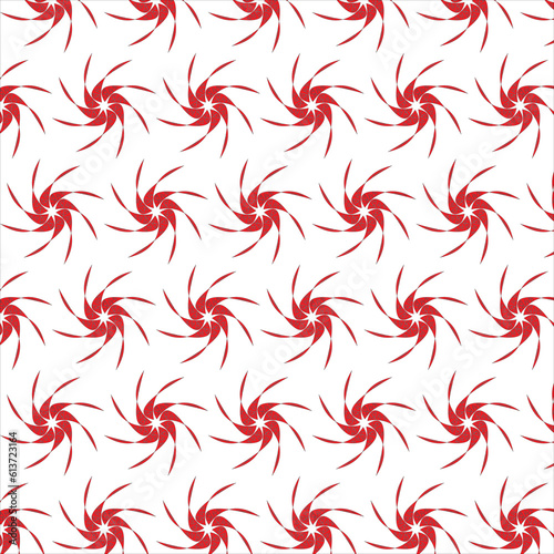 seamless pattern with red hearts