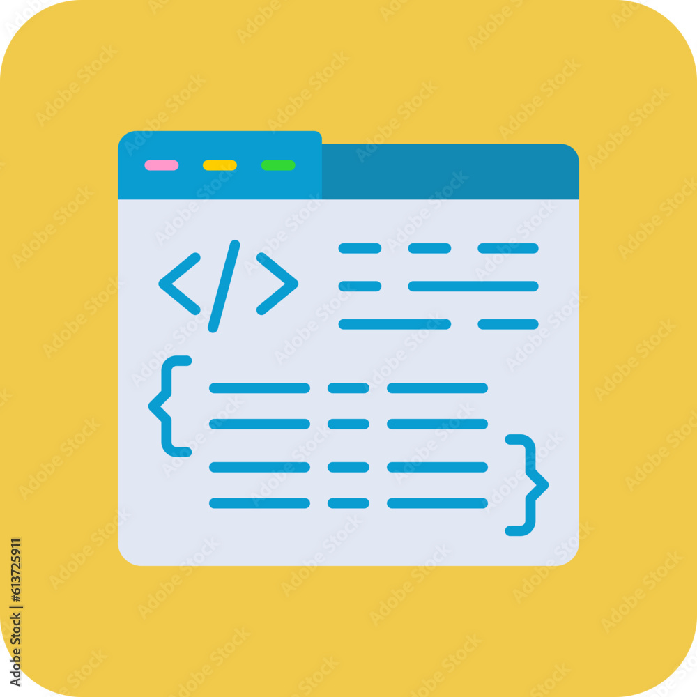 Web Coding Icon