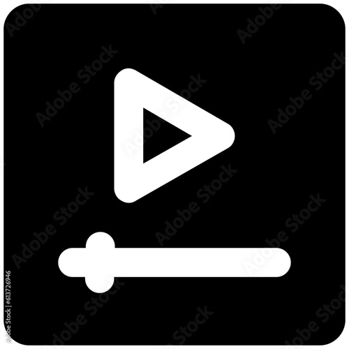 Flat rounded icon of graph 
