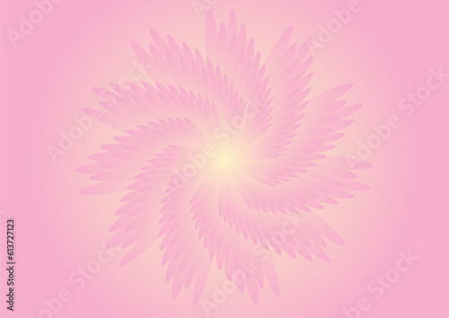 abstract background with pink twirl flowers
