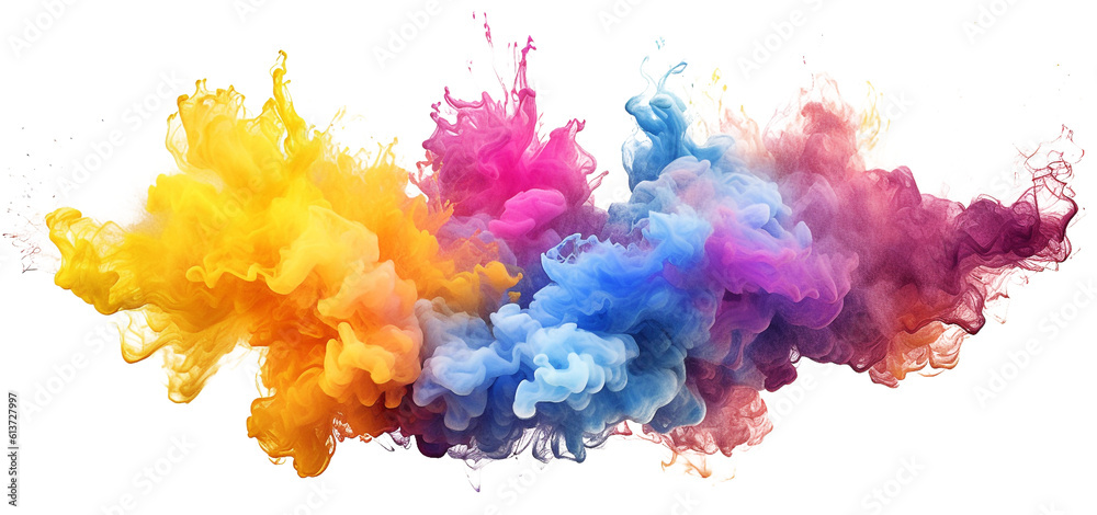 colorful smogs, clouds, splattered effect on transparent background colorful smogs, clouds, splattered effect on transparent background