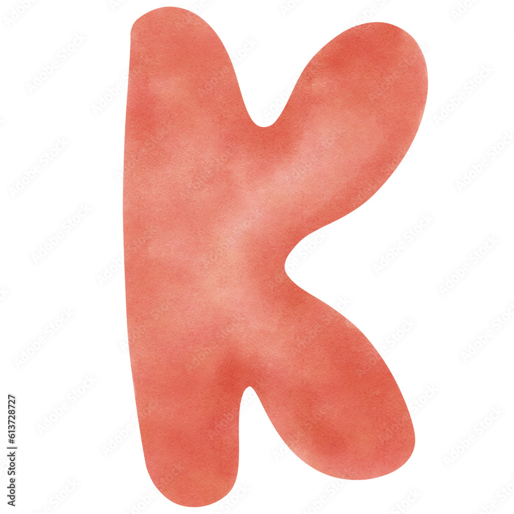red plastic letter red plastic letter