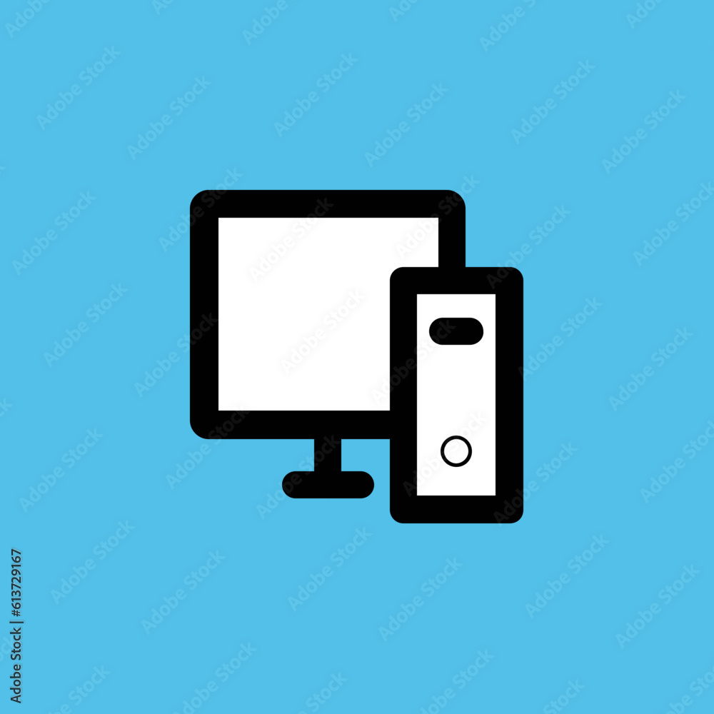 Warning sign, flat icon of exclamation mark Warning sign, flat icon of exclamation mark