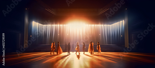 dancers in stage