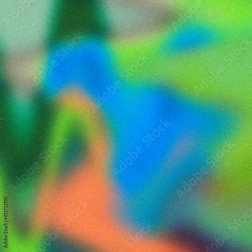 Organic green lo-fi grainy gradient textures. Light green gradient background. Environmental noise. Spray Paint Brush. Blurred backdrop for eco banner, minimal poster, template social media design.