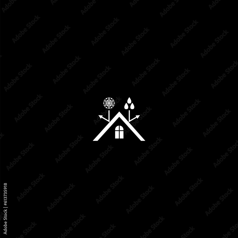 Rain and snow protection icon isolated on dark background Rain and snow protection icon isolated on dark background